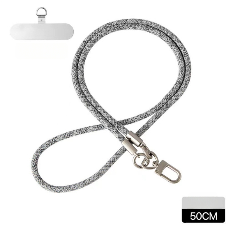 Telefono pakabukas crossbody - poliesteris, 7 mm storis, metalinė sagtis, unisex, logotipo spausdinimas galimas