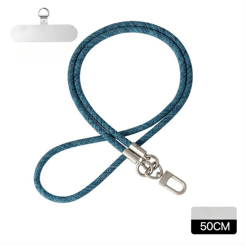 Telefono pakabukas crossbody - poliesteris, 7 mm storis, metalinė sagtis, unisex, logotipo spausdinimas galimas