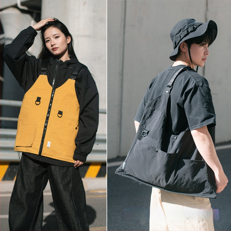 Kültéri szabályozható hátizsák-vest – Vízálló, Ultra-könnyű, Kopásálló, Oxford anyag, Görbült vállpántok