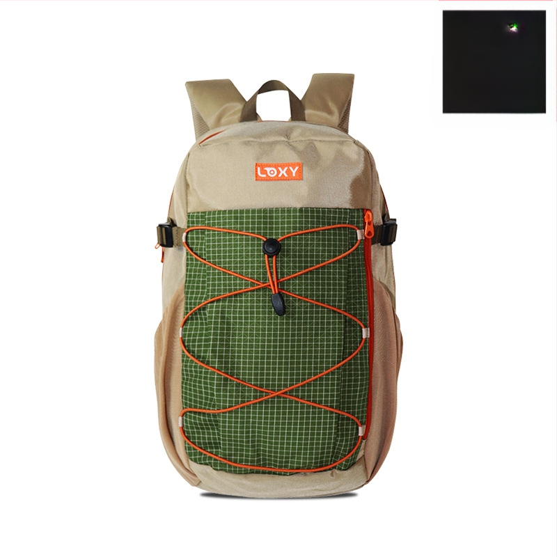 Unisex kültéri sporttáska egyedi logóval gyerekeknek és tiniknek; könnyű nejlon konstrukció; vízálló; lélegző; ívelt vállpántok; opció anyag R-PET újrahasznosított