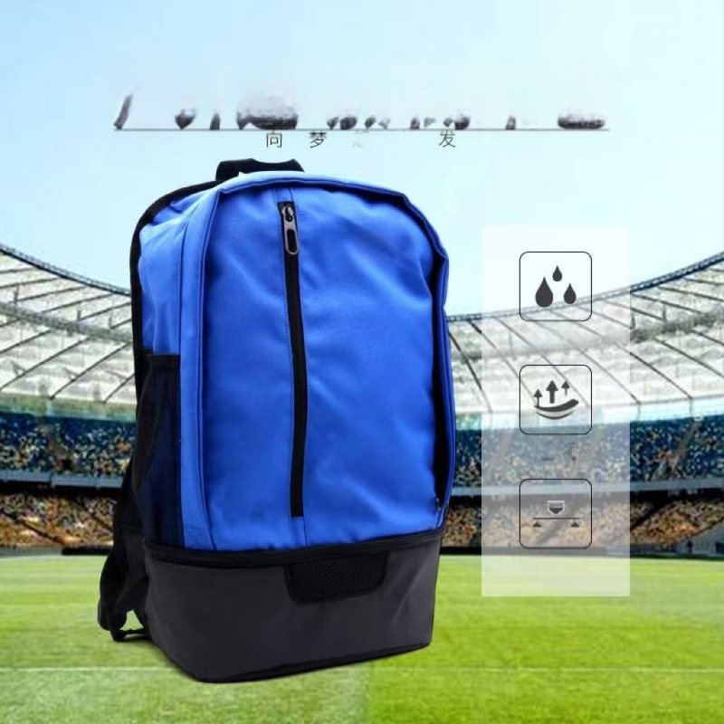 Futballhoz tervezett sport hátizsák, vízálló Oxford anyag, lélegző, bővíthető kapacitás