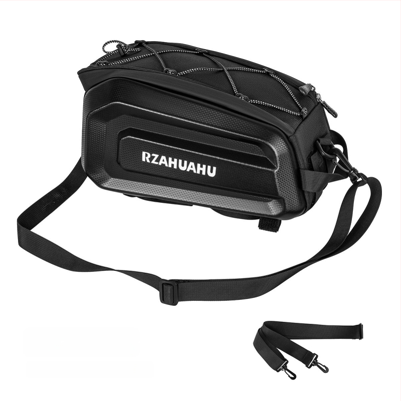 Dviračio galinė krepšys, PU oda, model Ya693, talpa 9–10 L, prekės ženklas Rzahuahu