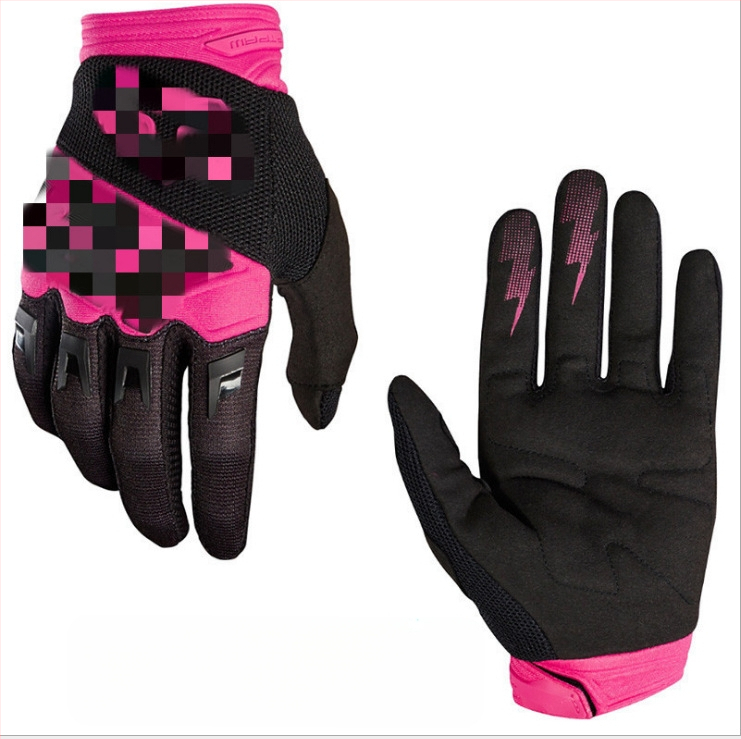 Nailono dviračių pirštinės suaugusiems, bekelei, ilgi pirštai