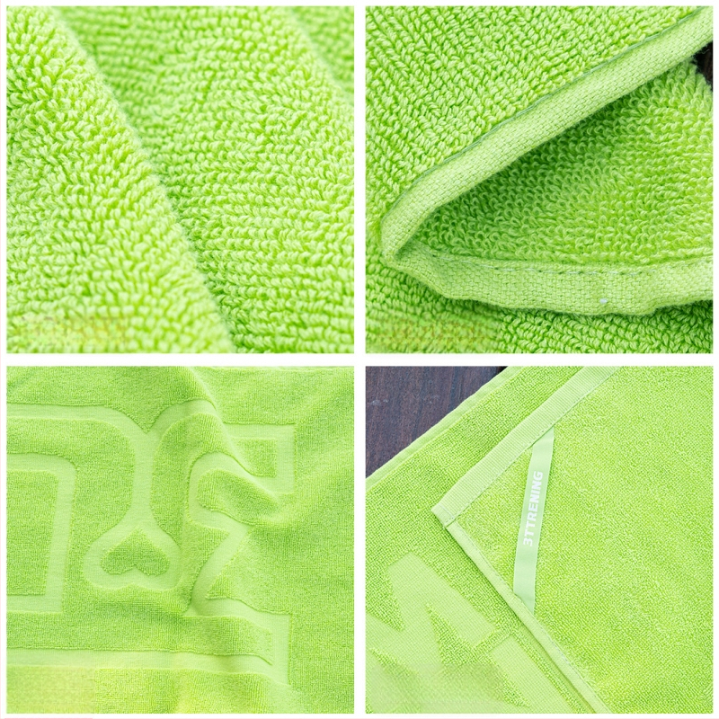 Medvilninis jacquard sportinis rankšluostis, 150 g, sugeria prakaitą, tinka fitnesui, jogai, bėgiojimui