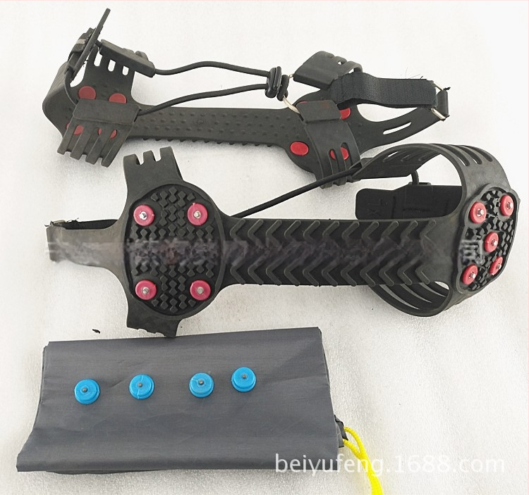 Pretslīdēšanas apavu pārsegs ar ledus nagiem - meitai ic-08, iepakojumā 40 vienības