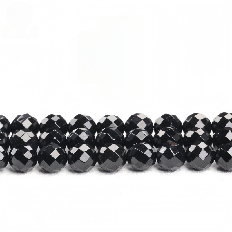 Prirodne crveni agat perle za DIY nakit, fasetirane okrugle perle od crvenog agata, 10 mm