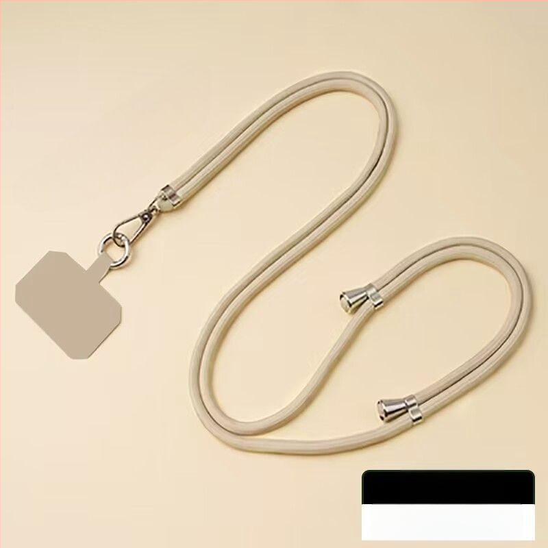 Mobiliojo telefono lanyard su nailoniniu virve ir metalo sagtimi, universalus dizainas