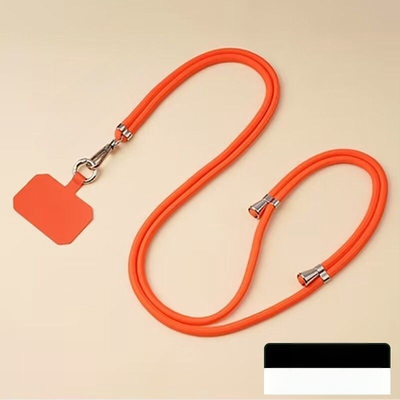 Mobiliojo telefono lanyard su nailoniniu virve ir metalo sagtimi, universalus dizainas