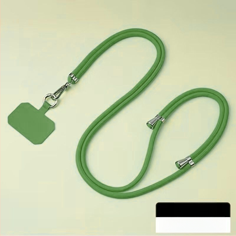 Mobiliojo telefono lanyard su nailoniniu virve ir metalo sagtimi, universalus dizainas