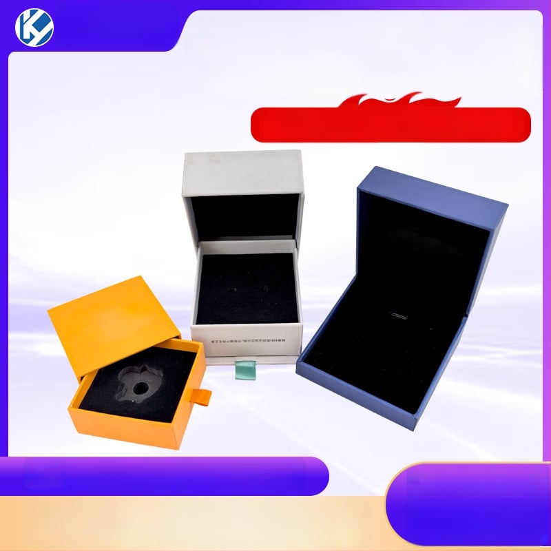 Magnētiska dāvanu kutija rotaslietām no kartona (Kartona konstrukcija; Magnētiska aizvēršana; Rotaslietu iepakojums; Zīmols Kunyu; Produkta kods 2025349162)