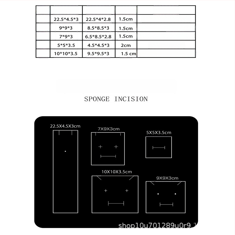 Kraftpapīra juvelieru kārba ar atvilktni un putu ievietojumu auskariem, gredieniem un kaklarotām