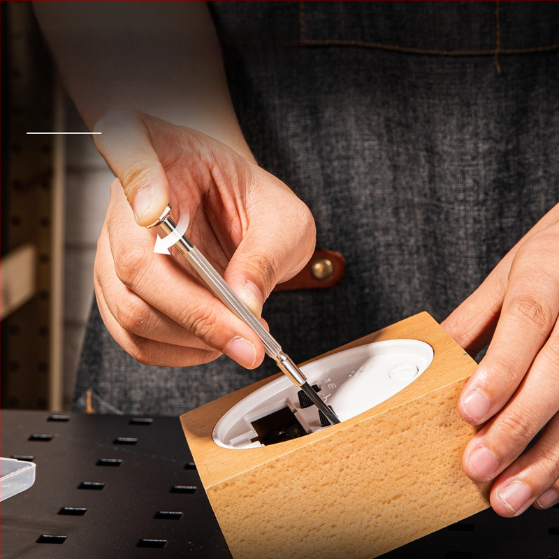 Комплект отверtкi за часовници Dl3206 за ремонт на часовници и очила, от въглеродна стомана, немагнитен, без изолация