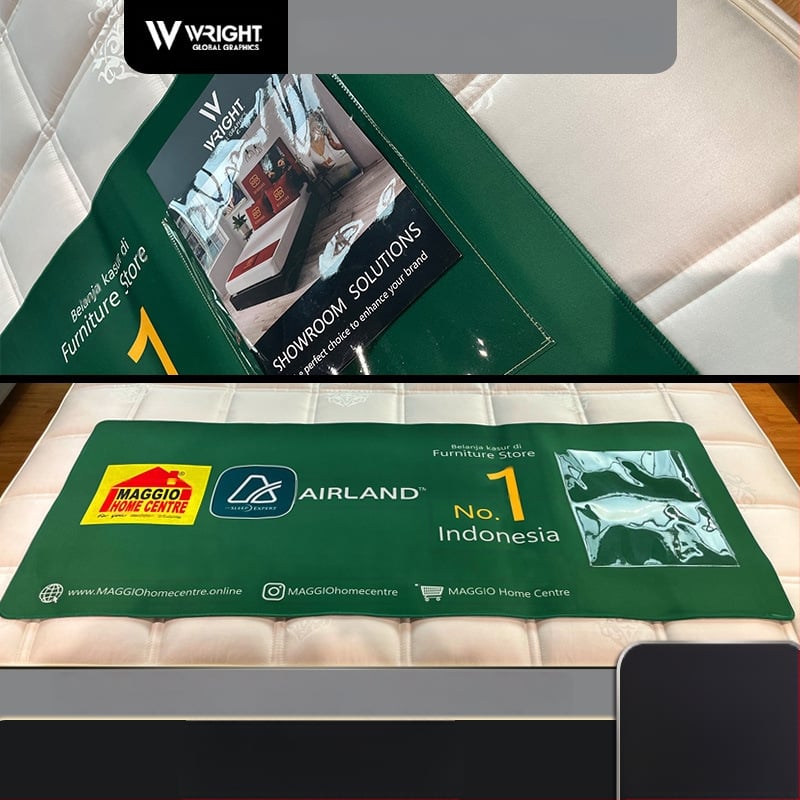 Bed Runner, viskozė, šiuolaikiškas paprastas stilius, logotipo spausdinimas galima, raštas: figūra, viešbučio naudojimui