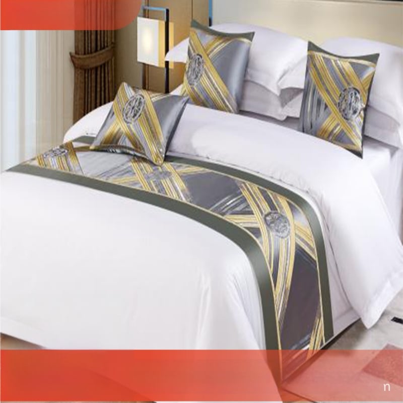 Viešbučio patalynės komplektas, poliesteris, lengvasis prabangos stilius, geometrinė abstrakcija