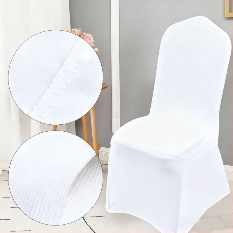 Kėdės užvalkalas – sutvirtintas elastinis Oxford audinys; skirtas viešbučių kėdėms, banketams ir vestuvėms; universalus restoranams ir valgymo kėdėms. Medžiaga: 95% poliesteris + 5% spandeksas; Kategorija: Kėdės užvalkalas; Stilius: Viešbutis; Dėžė: 80 vnt