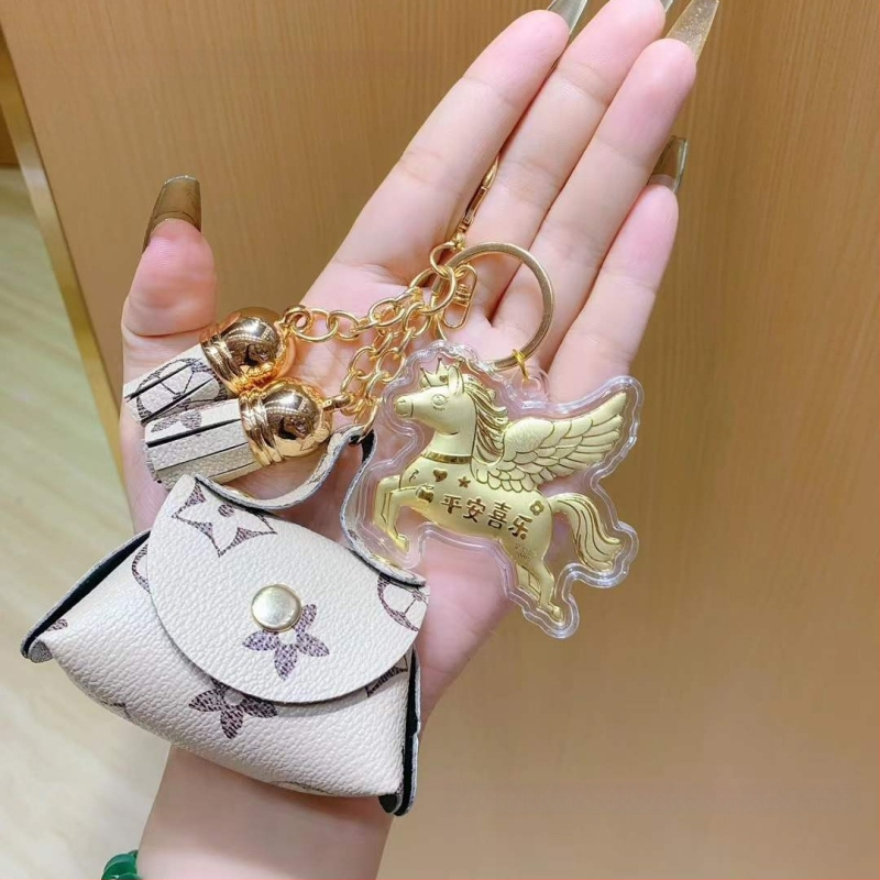 Κλειδοθήκη από δέρμα - 999 καθατό χρυσό, μοντέρνο απλό στυλ, έτοιμο δώρο (Δέρμα; 999 καθαρό χρυσό; Μοντέρνο απλό στυλ; Έτοιμο δώρο)