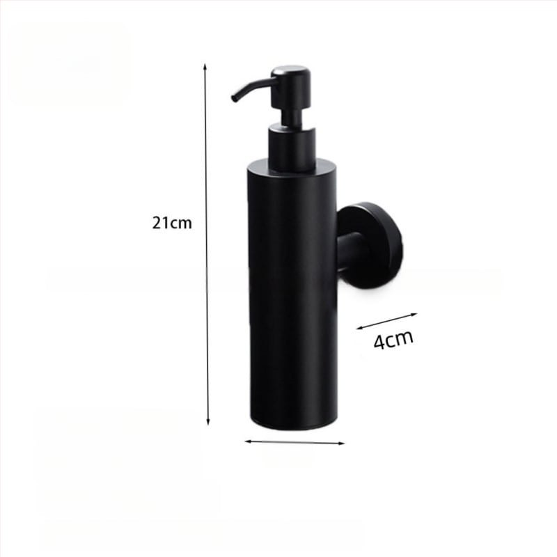 Nerūdijančio plieno sieninis muilo dozatorius rankiniu spaudimu, modernus minimalistinis stilius, prekės ženklas Shuoen