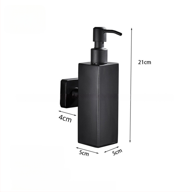 Nerūdijančio plieno sieninis muilo dozatorius rankiniu spaudimu, modernus minimalistinis stilius, prekės ženklas Shuoen