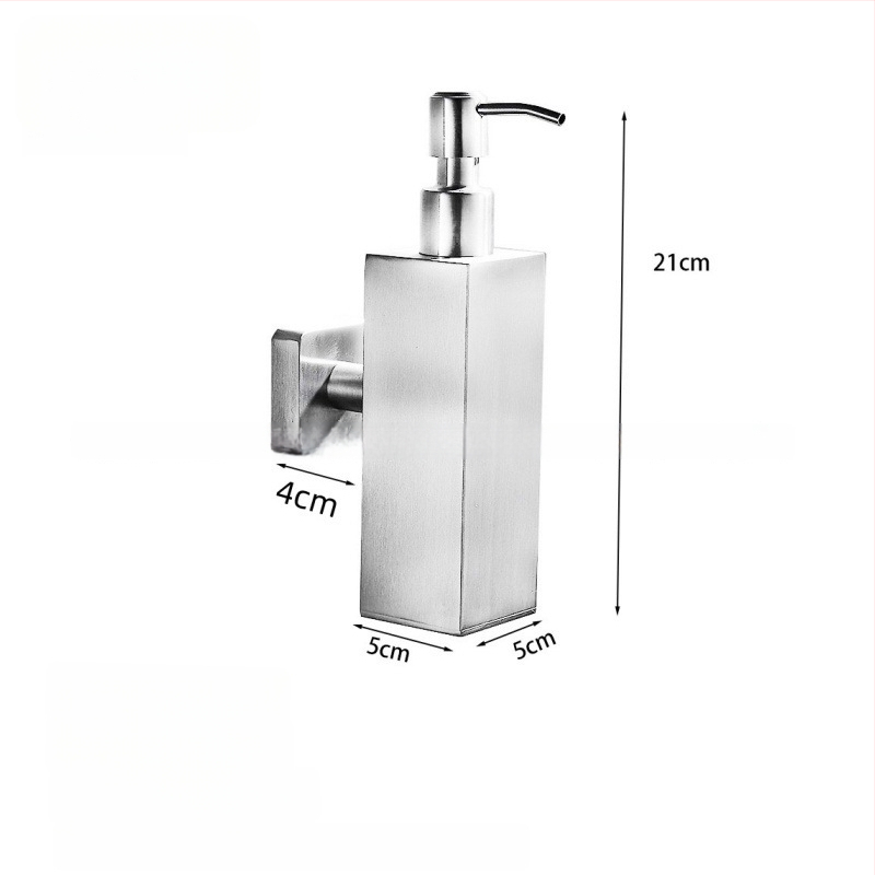 Nerūdijančio plieno sieninis muilo dozatorius rankiniu spaudimu, modernus minimalistinis stilius, prekės ženklas Shuoen