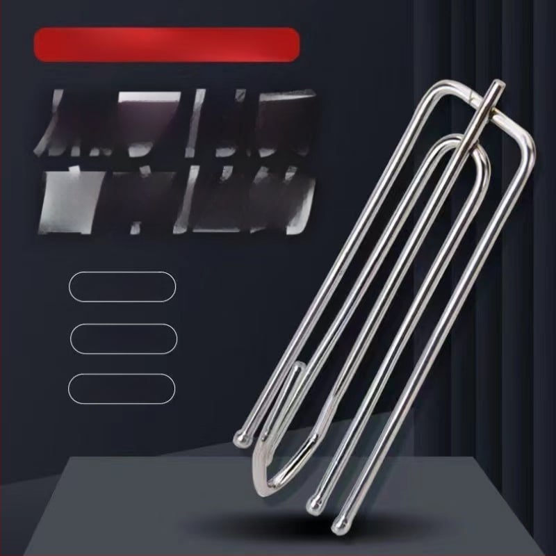 Užuolaidų kabliukų rinkinys, keturių dantų dizainas, su kabinimo žiedais ir užuolaidų klipsais, 15 vnt