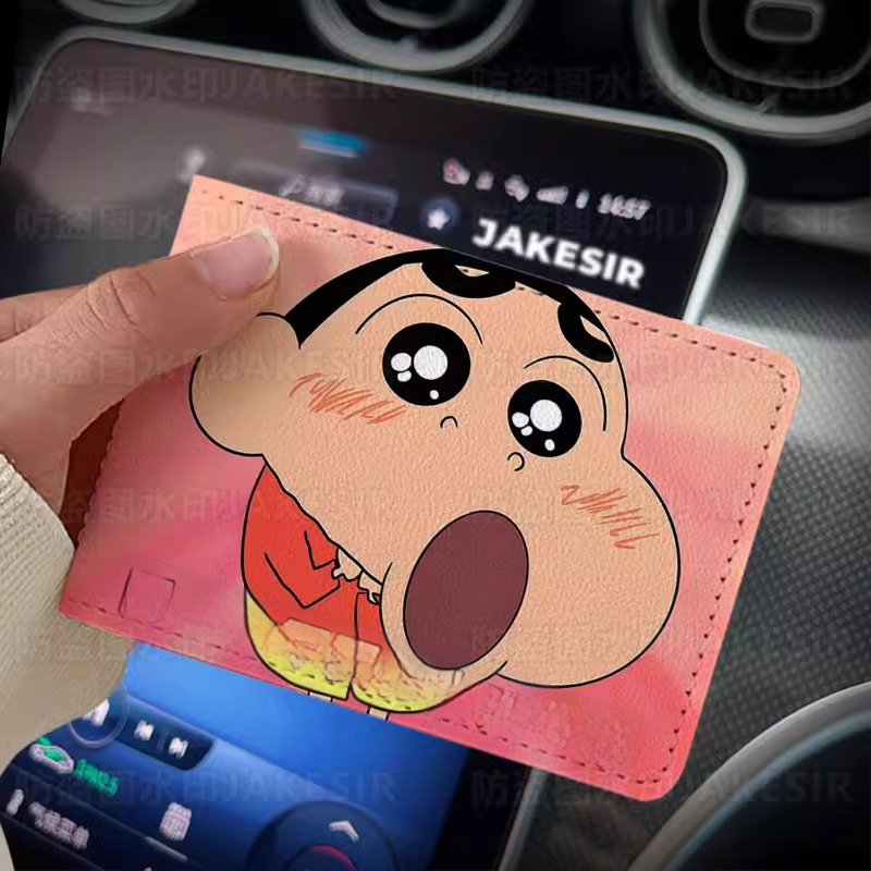 Калъф за шофьорска книжка – Crayon-Style персонализиран кожен калъф за автомобил, защитен калъф,унисекс; Материал: PU; Подплата: изкуствена кожа; Стил: унисекс