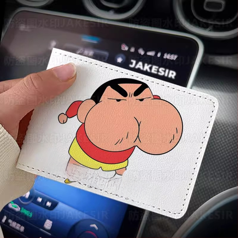 Калъф за шофьорска книжка – Crayon-Style персонализиран кожен калъф за автомобил, защитен калъф,унисекс; Материал: PU; Подплата: изкуствена кожа; Стил: унисекс