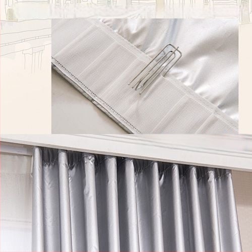 Затъмняваща завеса, готова за употреба, плътна тъмнозащитна тъкан, пълна непрозрачност