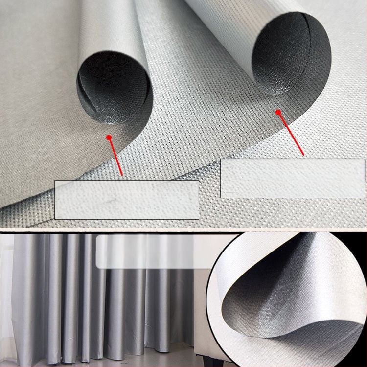 Затъмняваща завеса, готова за употреба, плътна тъмнозащитна тъкан, пълна непрозрачност