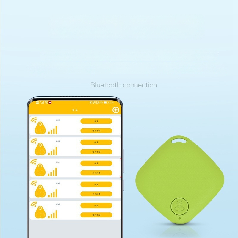 Bluetooth 5.2 Anti-Lost Selfie Távirányító Lokátorral, Kétirányú Riasztás, Hatótávolság 15–30 m, CR2032 elem