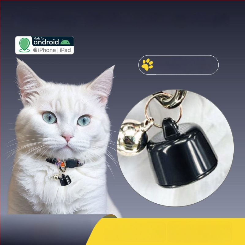 GPS-nyomkövető P-23 Android és iOS-hez: történet-alapú követés, GPS pozicionálás, nyakörv vagy karkötő viselés, egy kattintásos navigáció.