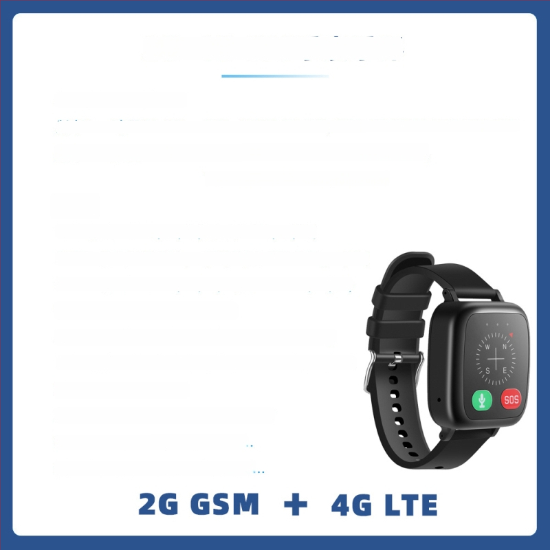 GPS išmanusis laikrodis G52 vyresniems, GPS tikslumas 10 m, 96 h baterijos tarnavimo laikas, IP67 atsparus vandeniui, keli įspėjimų režimai