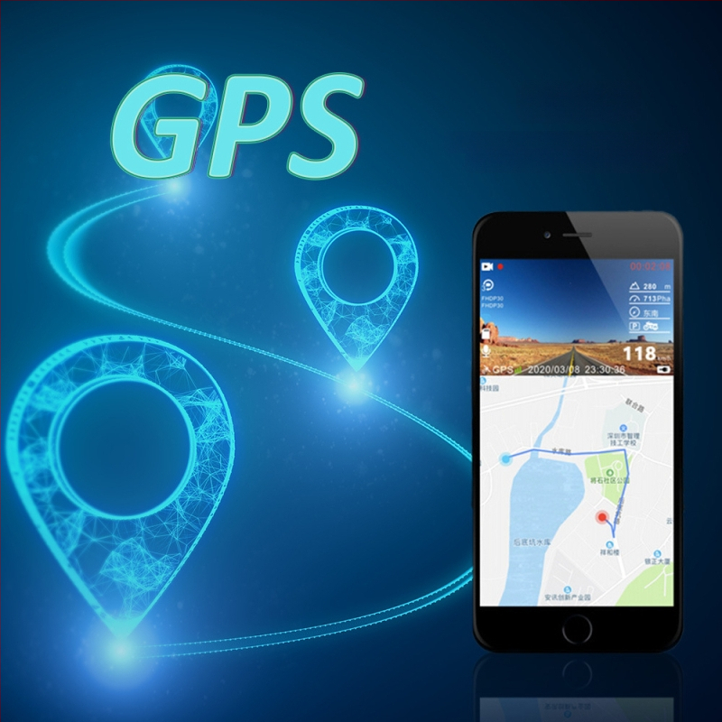 M7 motociklų vaizdo registratorius su dvigubu įrašu priekyje ir gale, 170° matymo kampas, Wi‑Fi, TF kortelė iki 256 GB