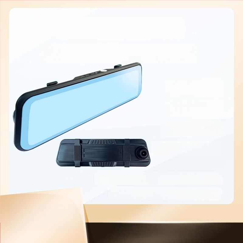 Atbulinės eigos veidrodžio vaizdo registratorius su dviejų objektyvų, 1080p, 170° matymo kampas, 128GB atmintis, atbulinės eigos vaizdas