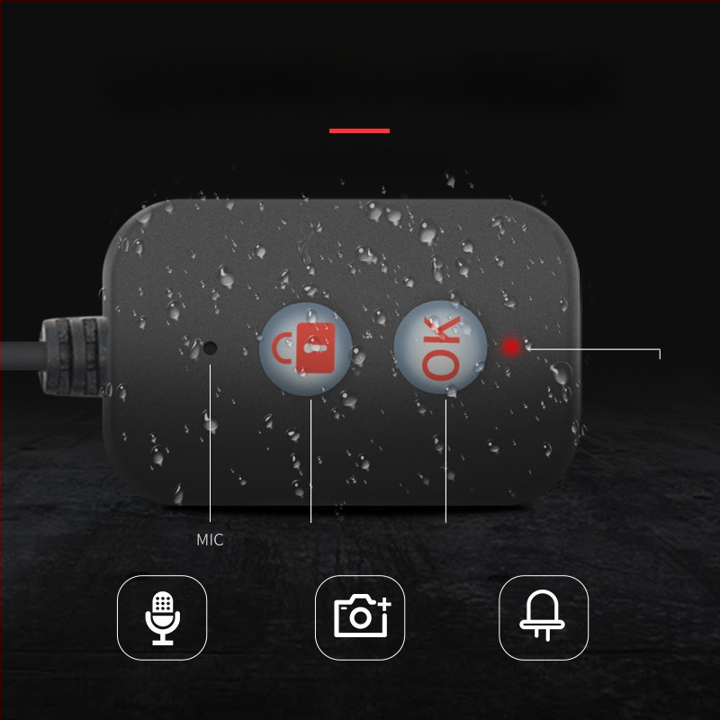 MT30A Motociklo vaizdo registratorius – 120° platus kampas priekyje ir gale, 2MP jutiklis, iki 64GB atminties, USB jungtis