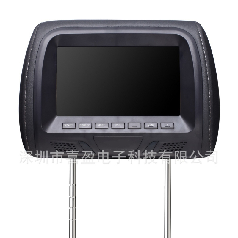 Autós fejtámla kijelző XM-779U - TFT-LED, 1024x600 felbontás, AV bemenet, PAL/NSTC/AUTO, Súly 1.06