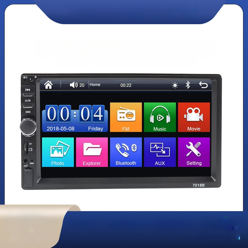 7-ίντσων MP5 Player αυτοκινήτου, 2DIN, Bluetooth, Μοντέλο 7018B