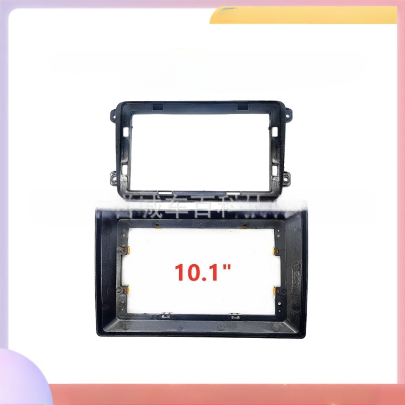 VW universalio rėmo centrinės konsolės navigacijos DVD veidinio plokštė (ABS+PC; suderinama su VW universal frame; modelio metai 2008–2018; svoris 1 kg)