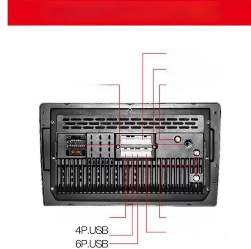 MTK pagrindu veikianti automobilio navigacijos galvutė, 9 colių IPS ekranas, CarPlay ir HiCar, 45W įjungimo maitinimas, universalus suderinamumas