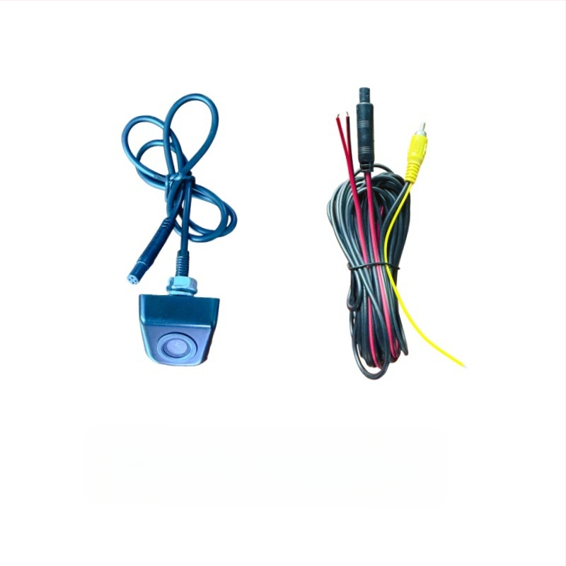 Korėjietiško stiliaus automobilio atbulinės eigos kamera, 12V maitinimas, reguliuojamas 90° kampas, 688×582 raiška, CVBS vaizdo signalas, veidrodinis vaizdas