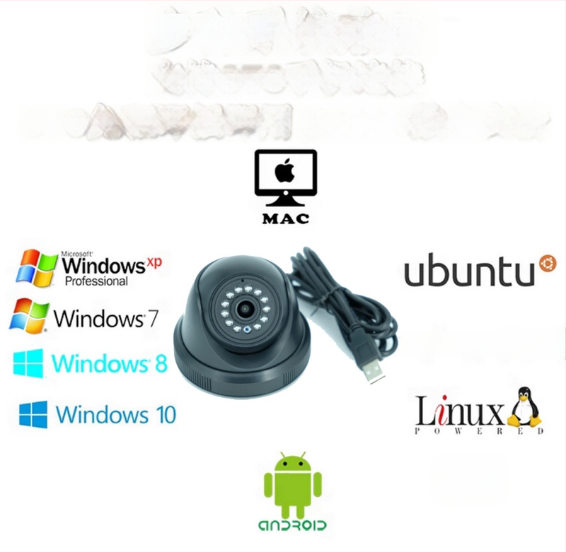 USB automobilių stebėjimo kamera autobusams ir sunkvežimiams su infraraudonuoju vaizdu, reguliuojamas kampas, 720p/1080p HD, USB vaizdo išvestis