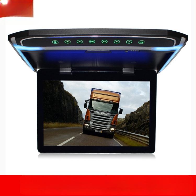 Automobilio lubų LCD ekranas 1018V/1018M, raiška 1024x600, AV įvestis