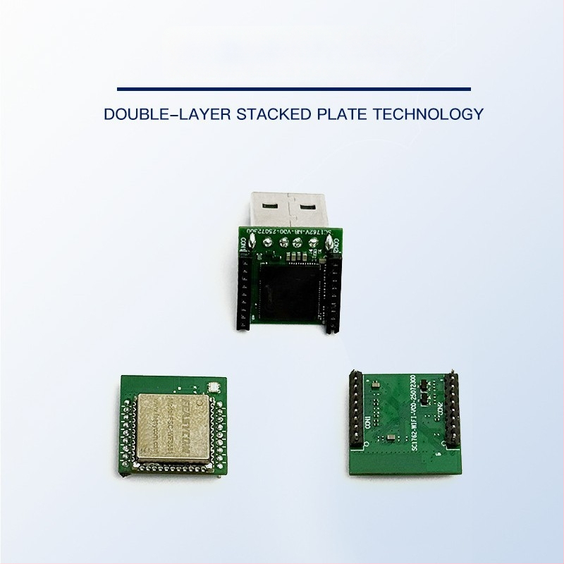 Drivekit CarPlay & Android Auto chipų programinės įrangos PCBA protokolo dėžutė, kabelinis į bevielį sprendimą, 5V, 0.5W, svoris 4, laminuota PCB