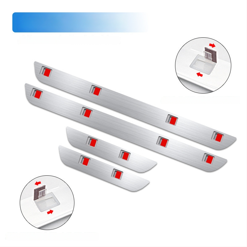 Automobilio slenksčio juosta • FCCEMC prekės ženklas • Patobulotas anglies pluošto medžiaga • Modelis: universalus sveikinimo stilius / pritaikytas logotipas • Produkto kodas: A101