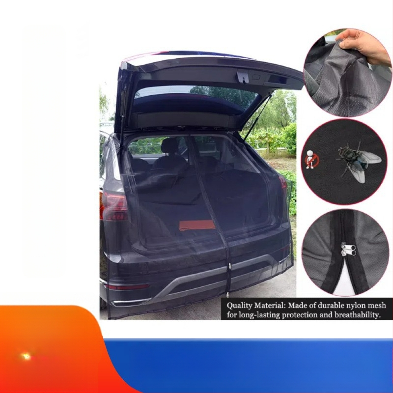 Sjenilo za zadnja vrata automobila s mrežom protiv komaraca i magnetskom mrežom za prtljažnik