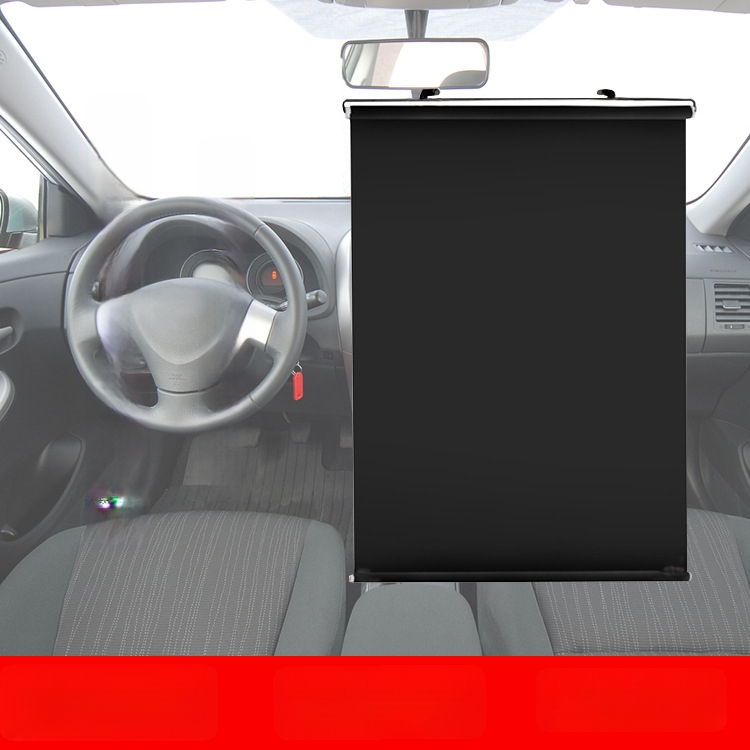 Automobilio saulės skydelis - Siurbimo laikiklis, Sintetinis popierius, Logotipo spausdinimas, Personalizavimas įmanomas