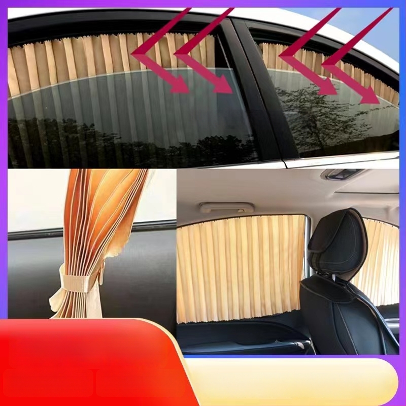 Magnetinis automobilinis skydelis nuo saulės, audinys, magnetinio takelio tvirtinimas, skirtas automobiliams ir SUV, modelis Magnetic sun shade, tirštas nepermatomas tipas