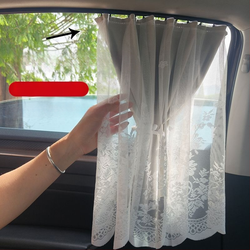 Princės stiliaus universali automobilio užuolaida su kortų bėgių sistema (PMMA; įmontuotas montavimas; suderinama su konkrečiais automobilio modeliais; Xiong keji prekė; automobilio langui)