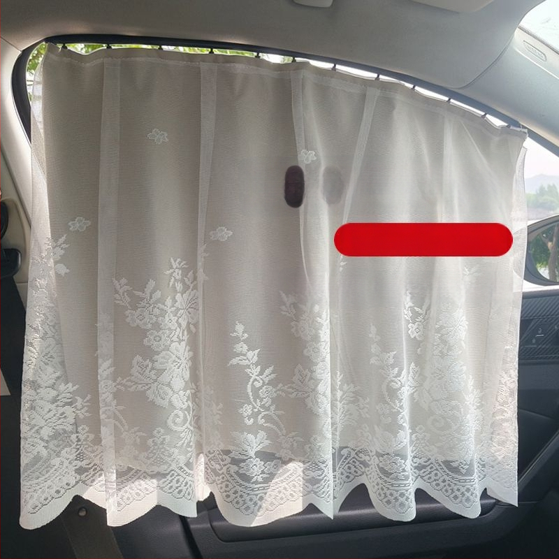 Princės stiliaus universali automobilio užuolaida su kortų bėgių sistema (PMMA; įmontuotas montavimas; suderinama su konkrečiais automobilio modeliais; Xiong keji prekė; automobilio langui)