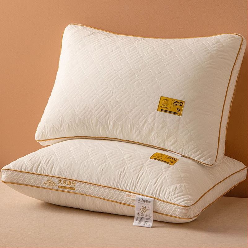 Nyaki támaszték párna memóriahab töltettel, külső anyag természetes rost, minden évszakhoz, két darabos készlet