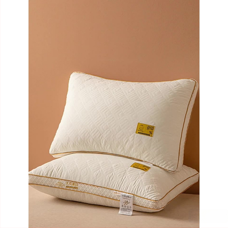 Nyaki támaszték párna memóriahab töltettel, külső anyag természetes rost, minden évszakhoz, két darabos készlet